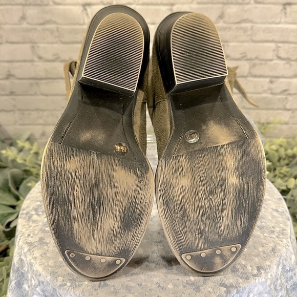 Sole Society “Maren” Tan Suede Round-Toe Western Fashion Booties WMS 8.5B🤎VGUC - Picture 8 of 12